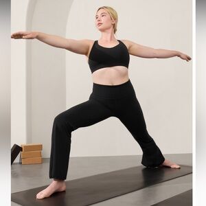 Athleta Black Elation Flare Pants - Size Small